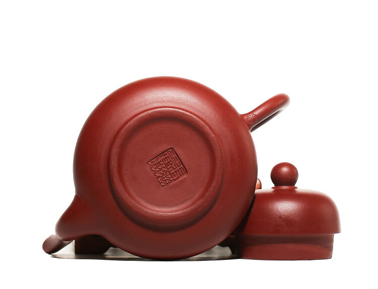 Ấm Trà Đất Sét Nghi Hưng 130Ml Ấm Trà Gốm Tráng Men Màu Đỏ Đậm Ấm Đất Sét Ấm Trà KungFu Trung Quốc Dụng Cụ Pha Trà Bộ Ấm FCH152