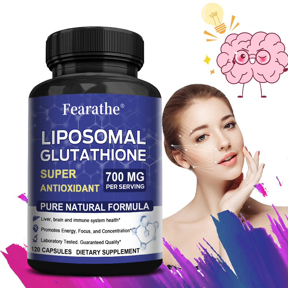 glutathione rose lip cream Codeage - Liposomal Glutathione 1000mg - Unflavored (60 Servings) main image 1