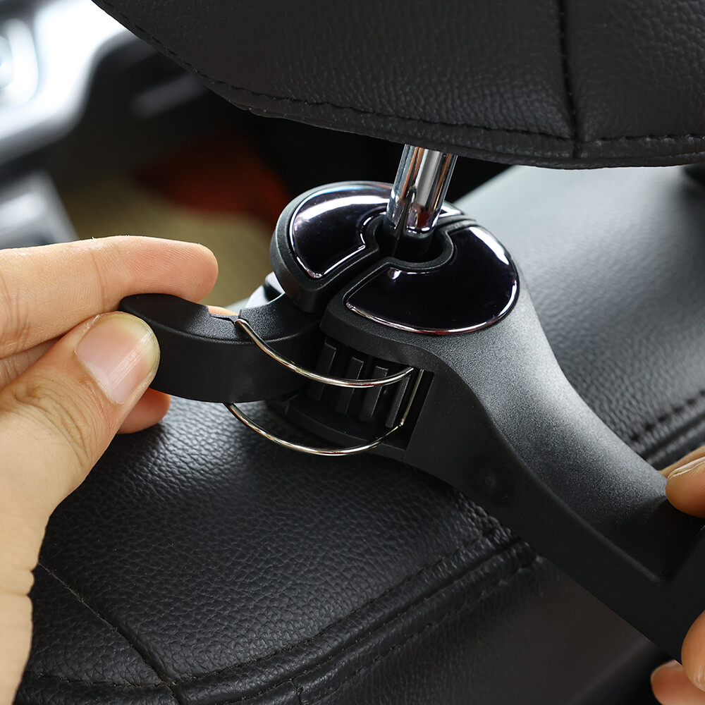 in Car Headrest Hidden Hook with Phone Holder Car Seat Back Hanger  Portable Storage Fastener Clip