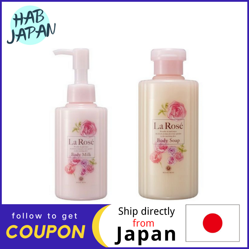 Gambar House of Rose La Rose Body soap RG 250mL Body milk RG 150mL?Ship directly from Japan?