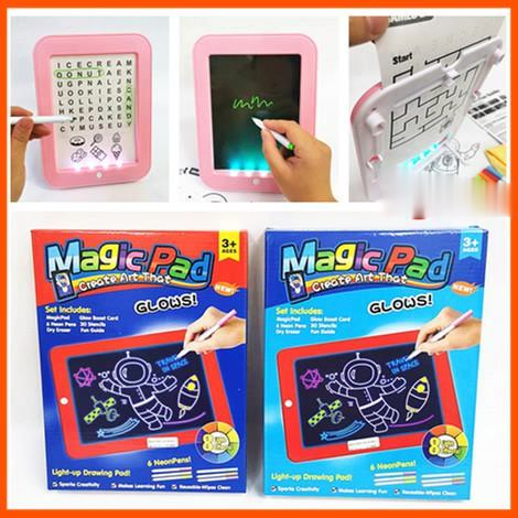 Magic Pad LED Writing Drawing Board Lighting Tablet Artboard Papan Tulis Lampu Mainan Kanak Kanak Harga  22 Ringgit*Penghantaran Percuma