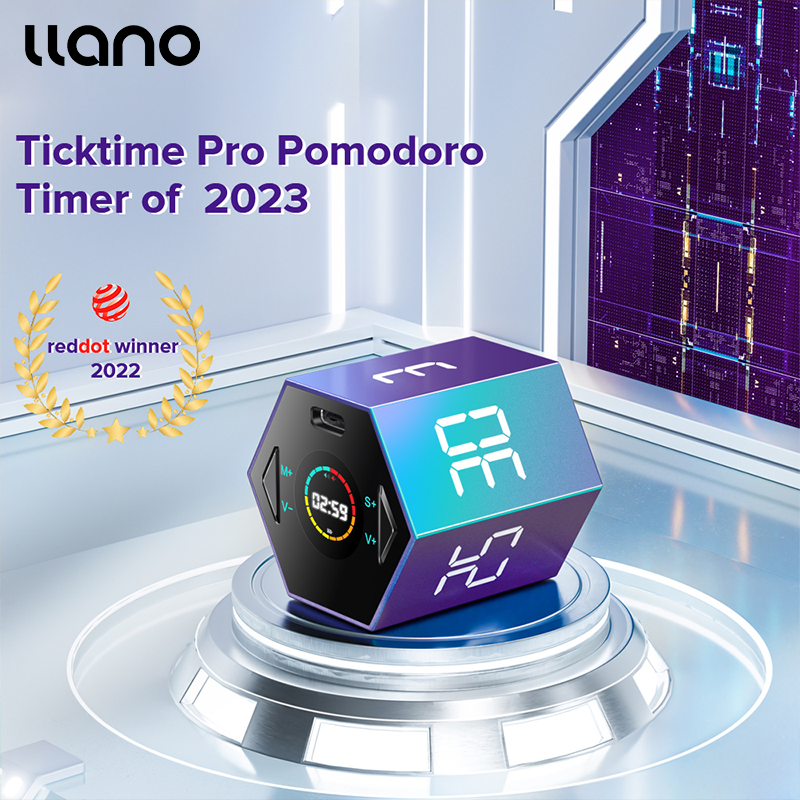 llano Ticktime Đồng hồ kỹ thuật số LED đồng hồ hẹn giờ bếp với từ tính đồng hồ đếm ngược đa chức năng phù hợp cho công việc, tập thể dục, trò chơi, nấu ăn