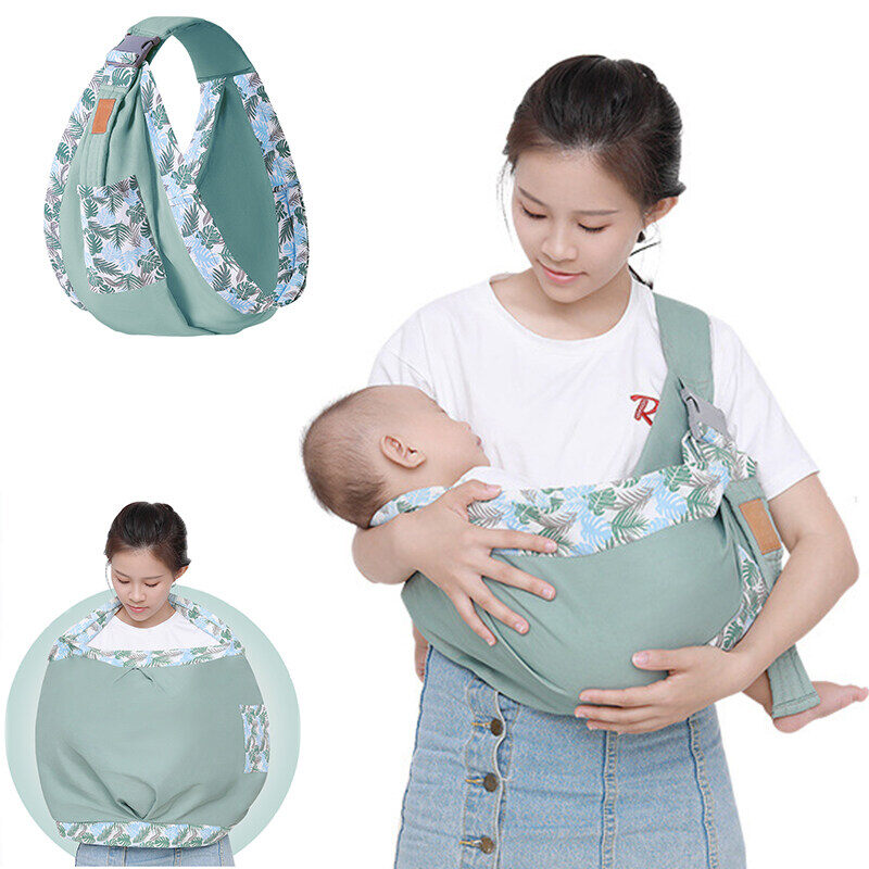 Địu Quấn Em Bé Trẻ Sơ Sinh Sling Sử Dụng Kép Điều Dưỡng Cho Trẻ Sơ Sinh Người Mang Vải Lưới Người Mang Con Bú Lên Đến 130 Lbs (0-36M)