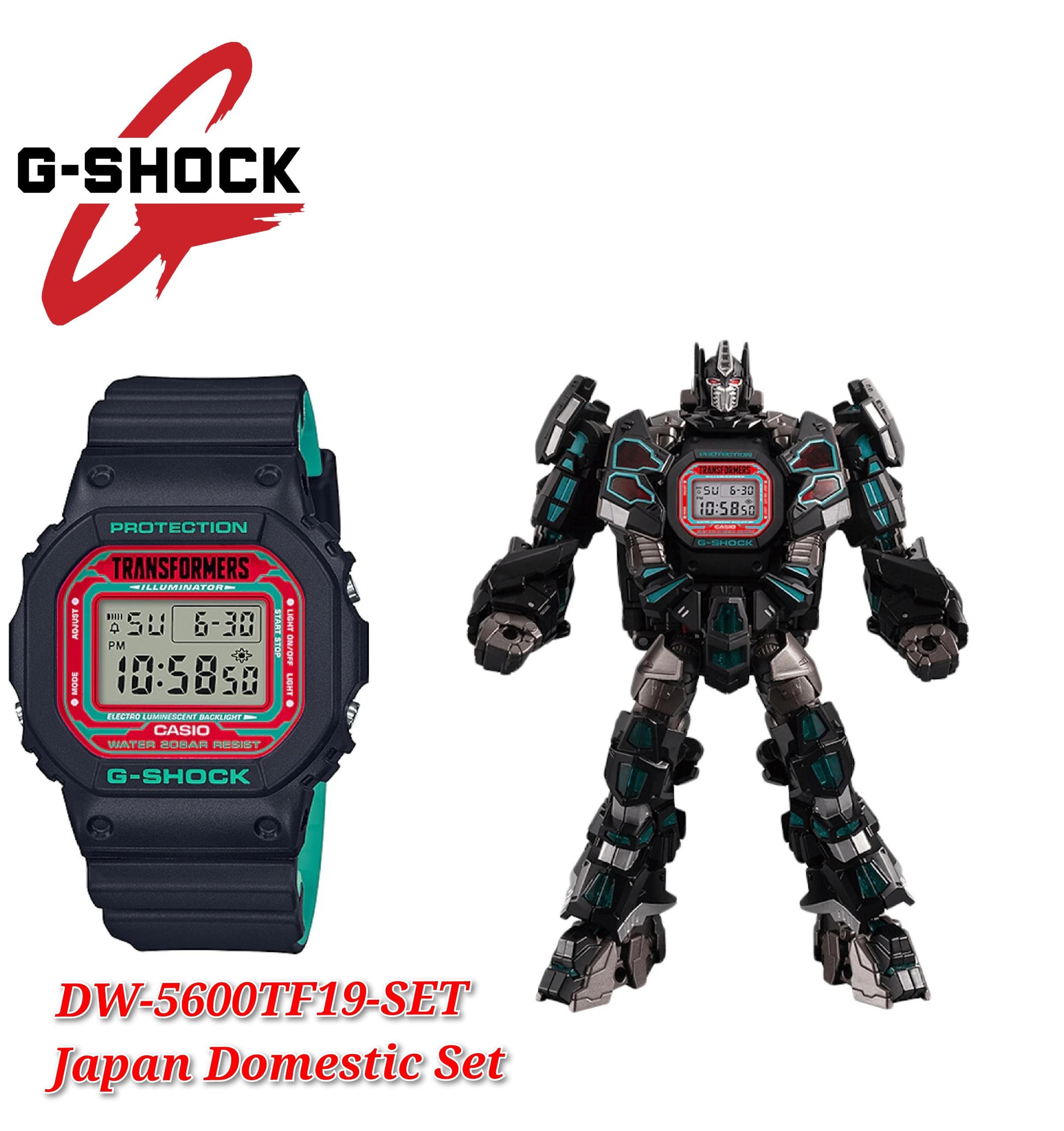 Casio x Transformers DW-5600TF19-SET Limited Edition (JAPAN SET