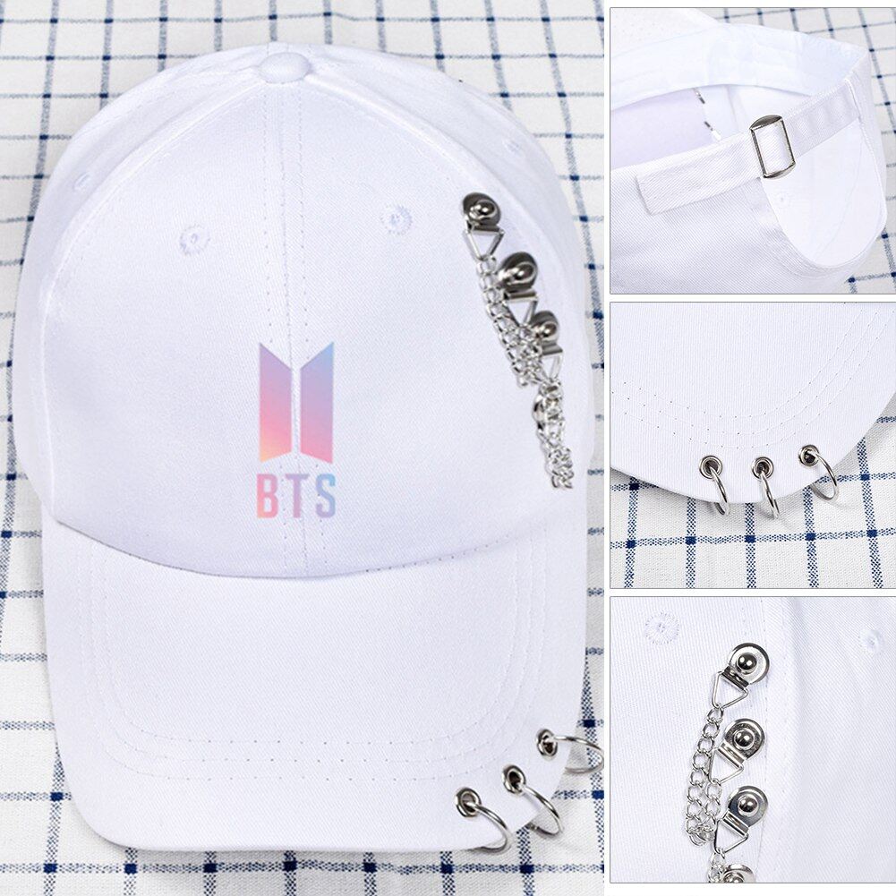 BTS Baseball Cap Leisure Cap Solid Polyester Hat One Size Baseball