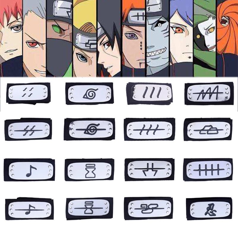 Phụ Kiện Cosplay Trang Trí Halloween Ninja Nổi Loạn Naruto Akatsuki 19 Kiểu