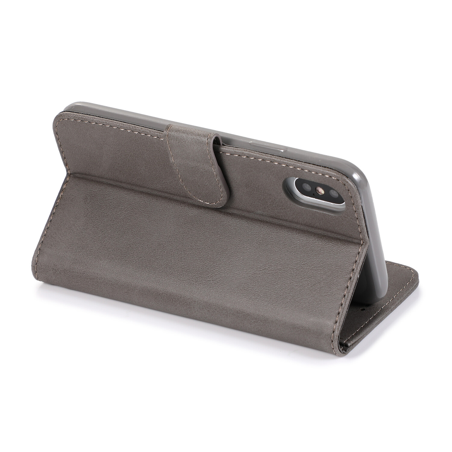 Vintage Magnetic Phone Wallet Case With Stand For Apple Iphone_voghion.com