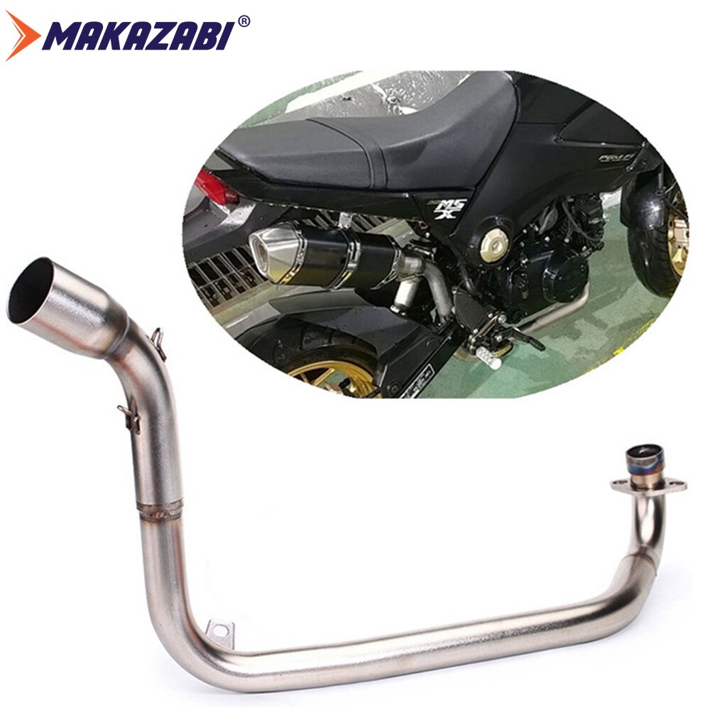 51mm For HONDA GROM MSX 125 MSX125 m3 Demon125 MSX-SF GPX DEMON125 Motorcycle Full System Exhaust Muffler Middle Connect Pipe Slip On ราคา 1,161 บาท*ส่งฟรี