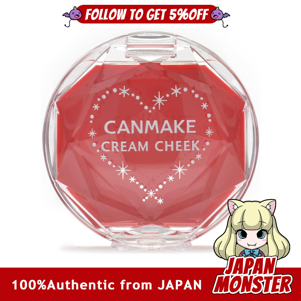 Canmake Cream Cheek CL01 Clear Red Heart 2.3g Japan