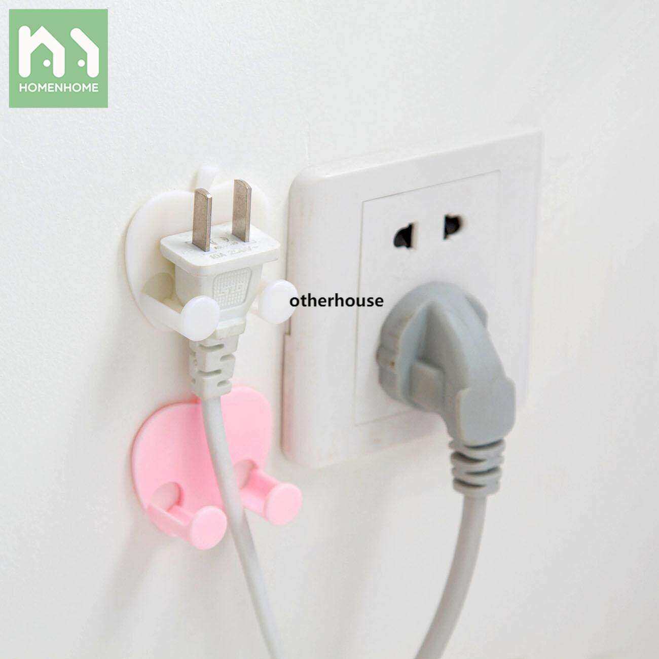 Homenhome 5 chiếc cắm chân đế móc dính móc dán tường nhà bếp lưu trữ móc