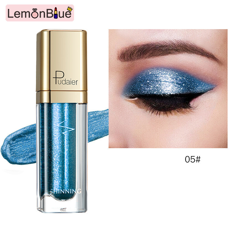 Gambar Brilliant Eyes Shimmer Glittery Liquid Eye Shadow Colorful Face Art Pigment Makeup Cosmetic for Lips Eyes 4.5g Glittery Liquid Eye Shadow Colorful Face Art Pigment Brilliant Eyes Shimmer Glittery Brilliant Colorful