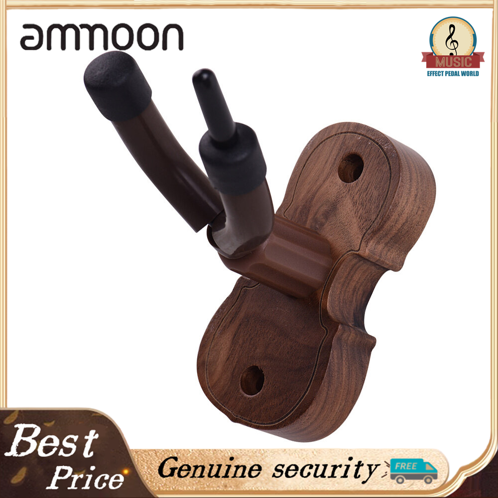 Treo tường violin fiddle viola móc treo móc giữ với bow chủ cao su đệm gỗ cơ sở