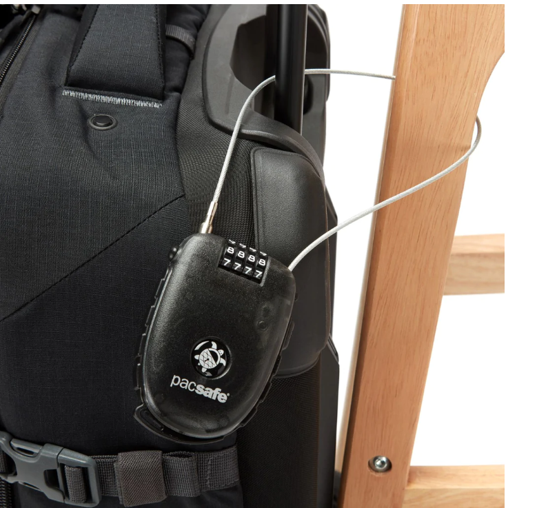 pacsafe Retractasafe 100 Retractasafe™ 250 4-Dial Retractable Cable Lock