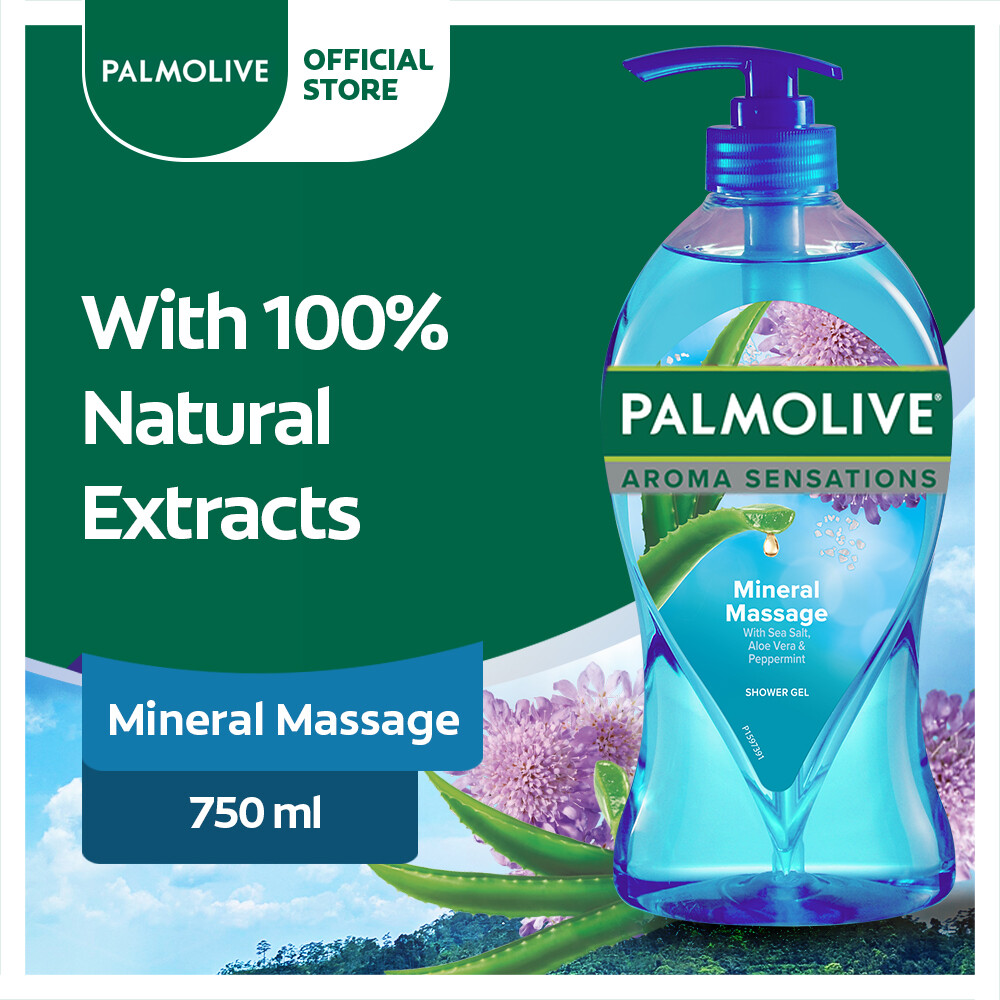 Gambar Palmolive Aroma Sensations Mineral Massage Shower Gel 750ml