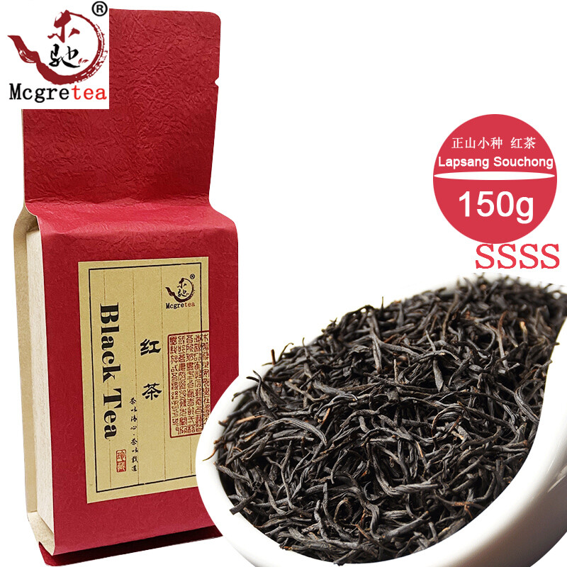 Gambar (Mcgretea ?? ??? ???? 150G LXXNPZSXZ150G004)2021 5A Asap Berkualiti Zhengshanxiaozhong Unggul Lapsang Sauchong Teh