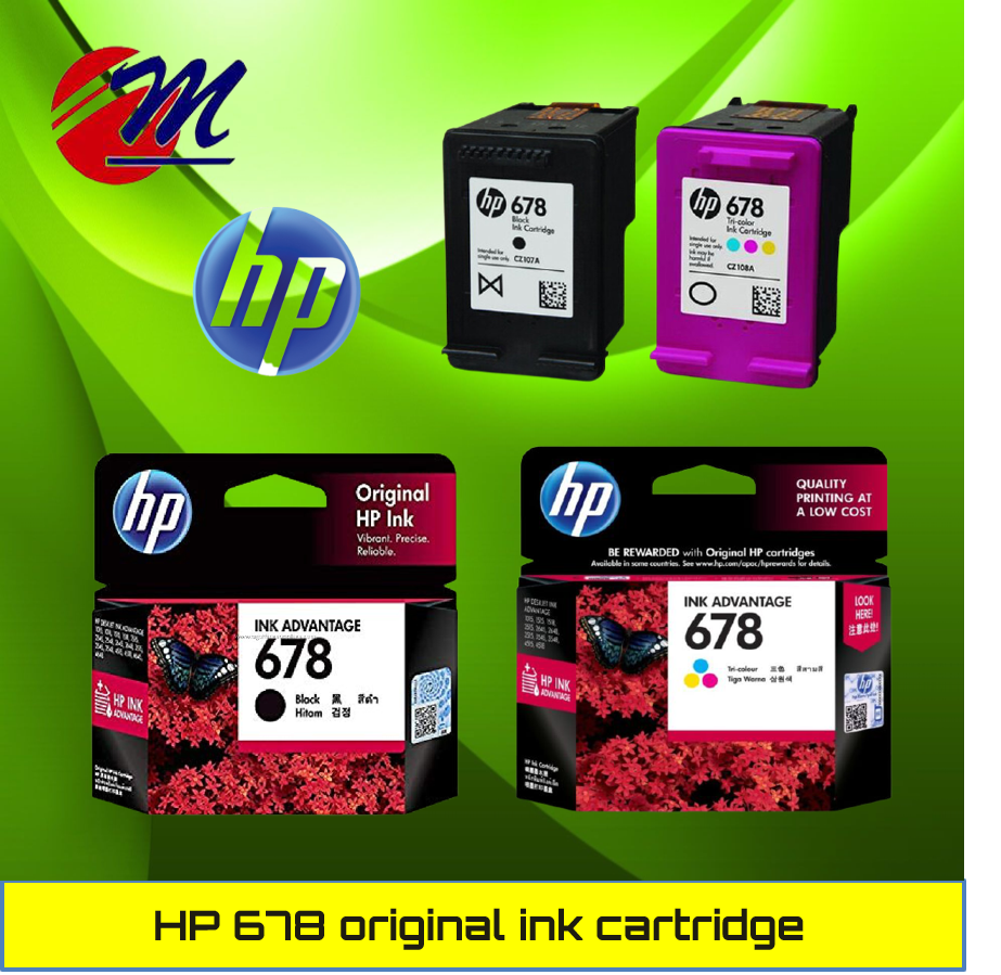 HP 680 Single/Twin/Combo Pack Original 