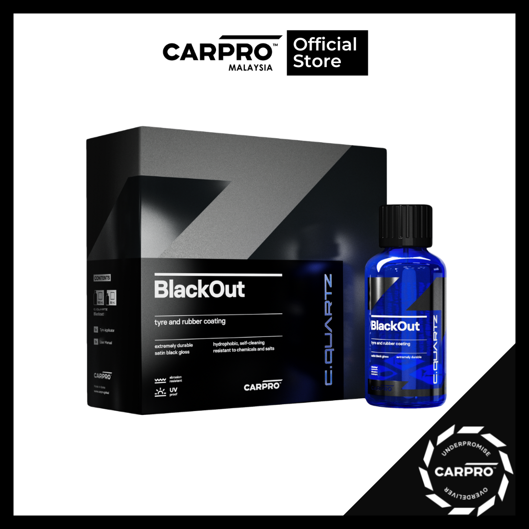 CARPRO CQuartz BlackOut (50ml) NEWLY LAUNCHED Tyre and Rubber Trim