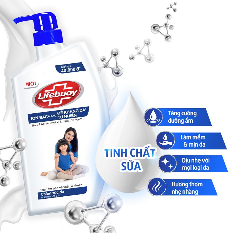 Sữa Tắm Lifebuoy Chăm Sóc Da hiện đã có mặt tại Hasaki