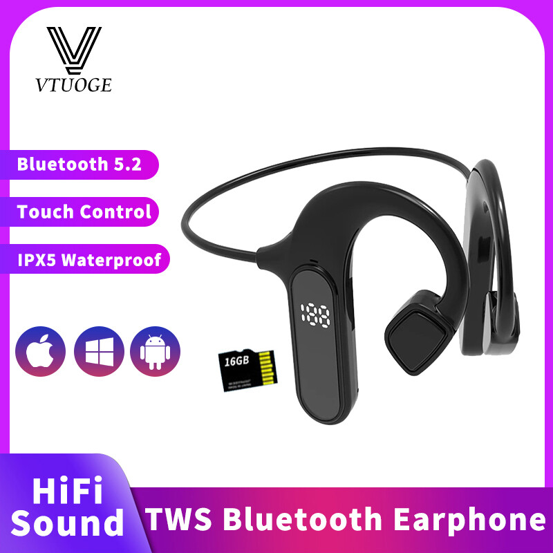 MD04 3D Âm Thanh Nổi Trầm Bluetooth Không Dây Giảm Tiếng Ồn Thể Thao Tai Nghe Gắn Tai Nghe Nhạc Dẫn Truyền Âm Thanh Qua Xương HiFi Kinh Doanh Cuộc Gọi Tai Nghe Cho Điện Thoại