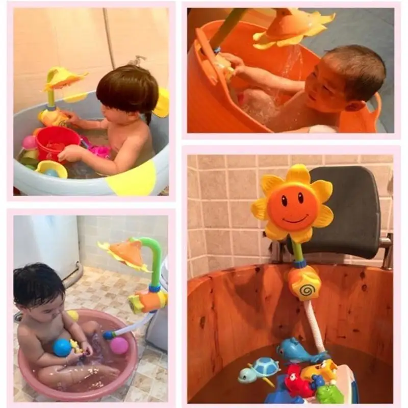 sunflower baby bath