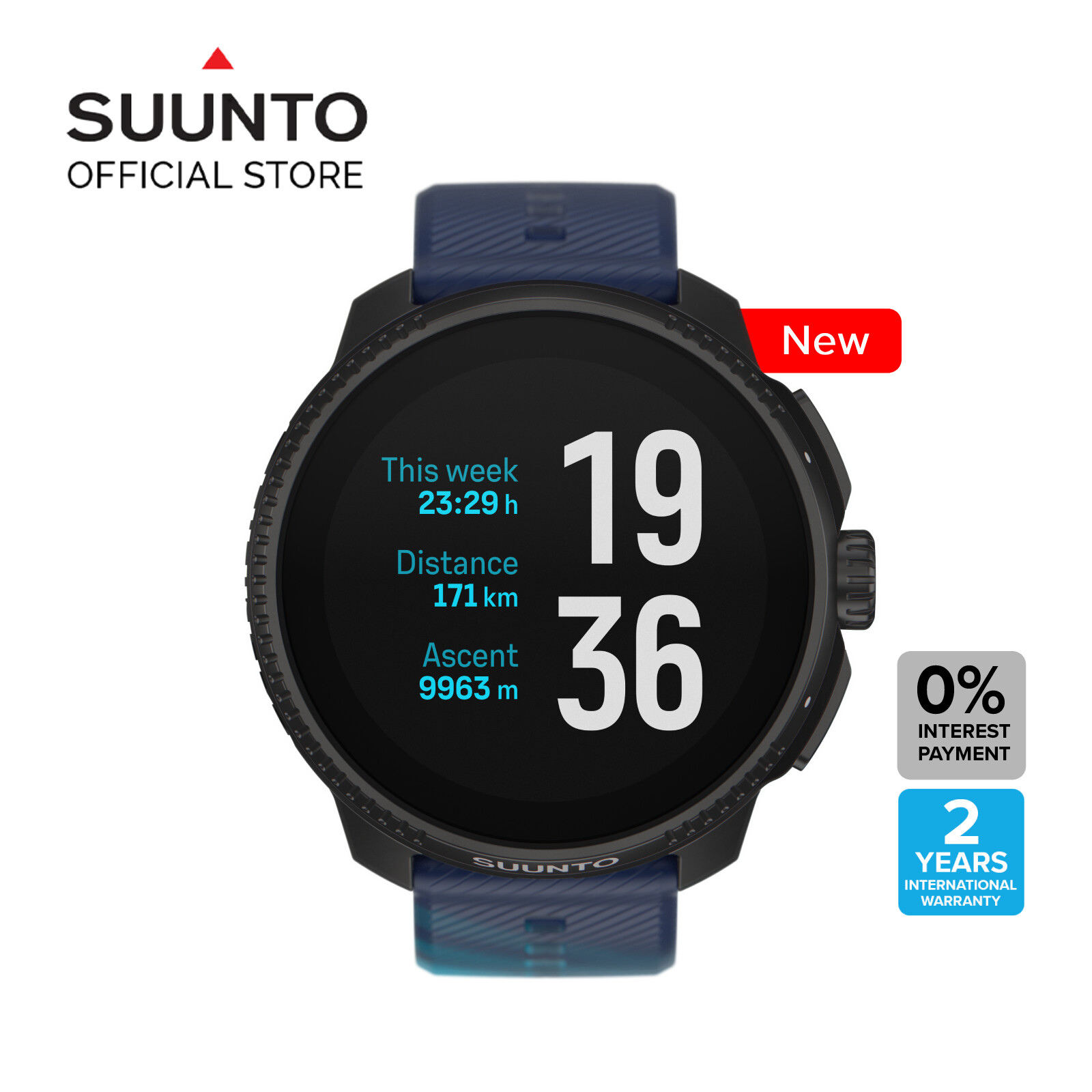 Jam Tangan Suunto Original Large Screen Adventure Watch With