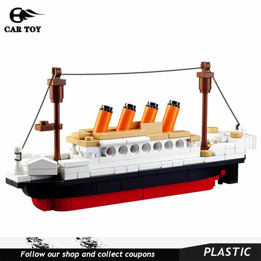 Xe đồ chơi 3D 194PCS Tương thích với Lego Tàu Titanic mô hình Sách hướng dẫn học guitar Căn Bản quà tặng sinh nhật cho trẻ Đồ chơi giáo dục cho trẻ em