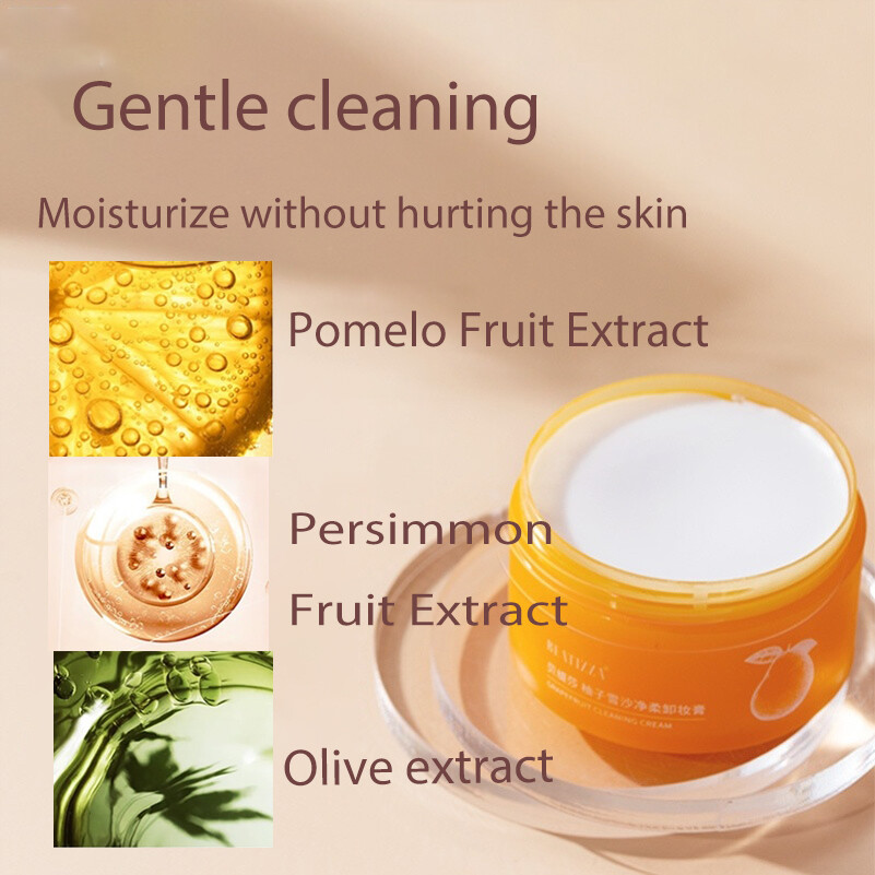 Gambar Betissa Grapefruit Snow Sand Soft Cleansing Cream 100g Facial Cleansing Gentle purification Deep Cleaning soothes the skin