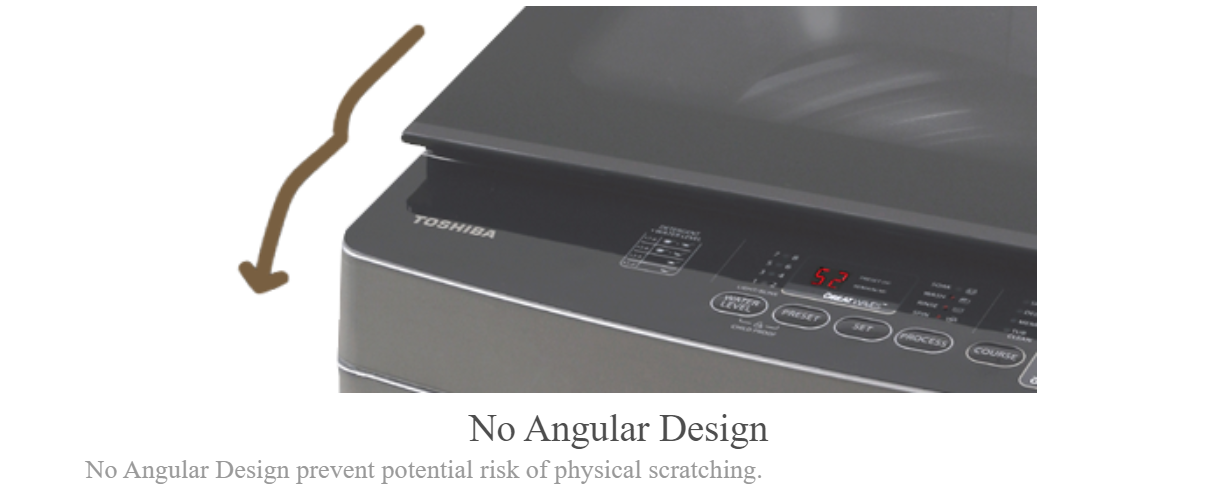 Toshiba 9kg Top Load Fully Auto Washing Machine AWJ1000FM(SG) Mesin