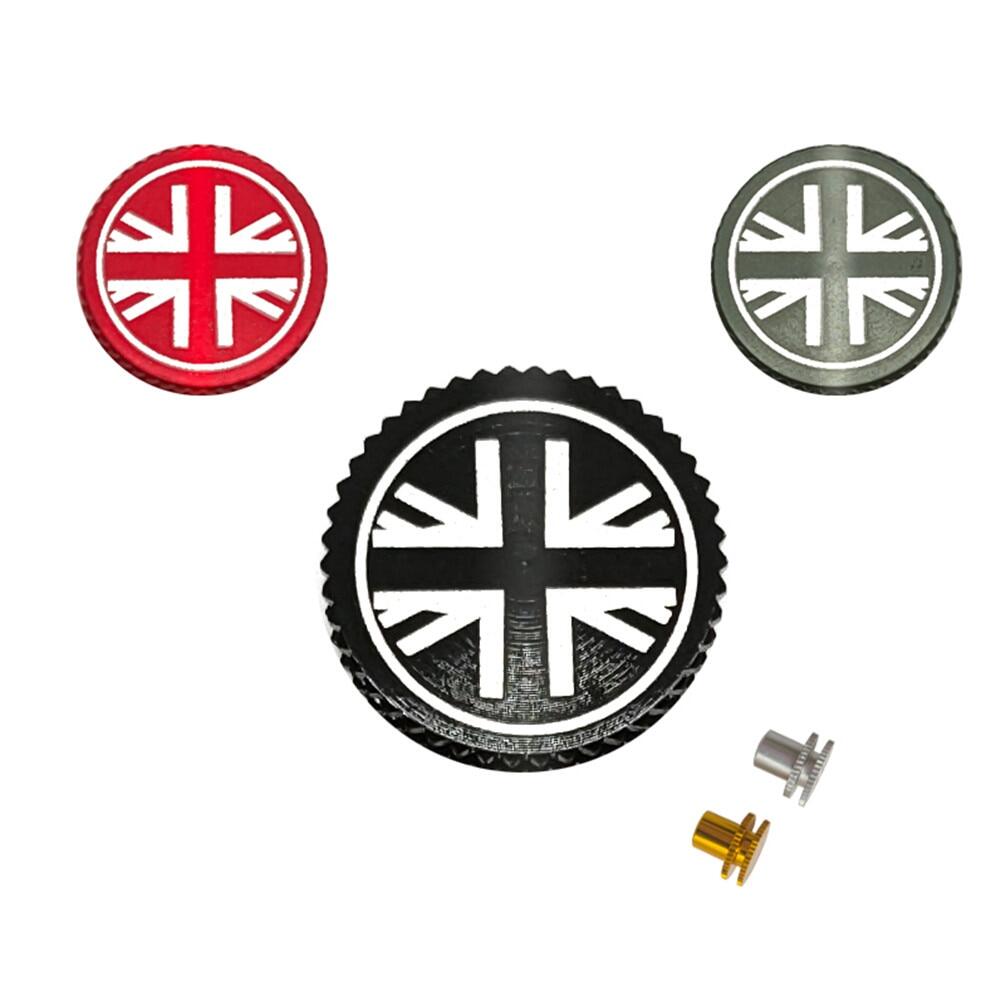 Seat Post Black Union Jack M6 Alloy 2g Nut & Washer Rear Shock Brompton UK 