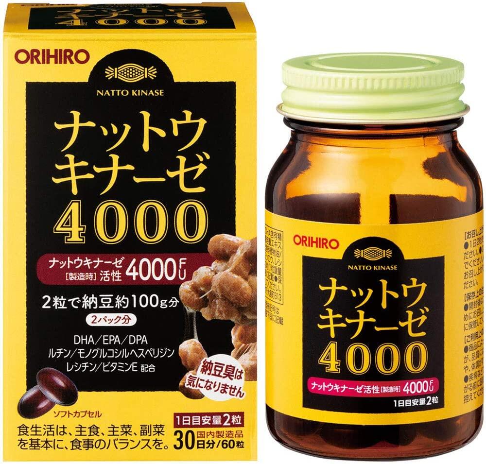 Orihiro Nattokinase 4000 60 viên nang 30