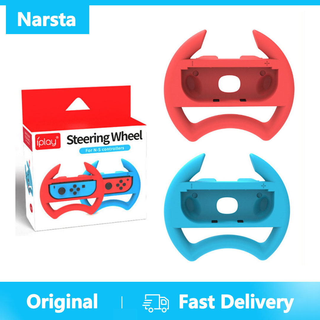 Narsta 2 cái giá đỡ tay cầm vô lăng đua xe cho nintendo switch phụ kiện tay cầm chơi game oled