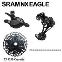 SRAM NX EAGLE Groupset 1x12 Speed NX Shifter Rear Derailleur Chain NX 1230 SX 1210 Cassette 11-50T MTB Kit Bikes Parts