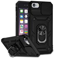 Ốp Điện Thoại Dành Cho iPhone 6/7/8/SE 2020/SE 2022 Ốp Lưng Có Giá Đỡ Từ Tính Bảo Vệ Máy Ảnh Cửa Sổ Đẩy Sergeant