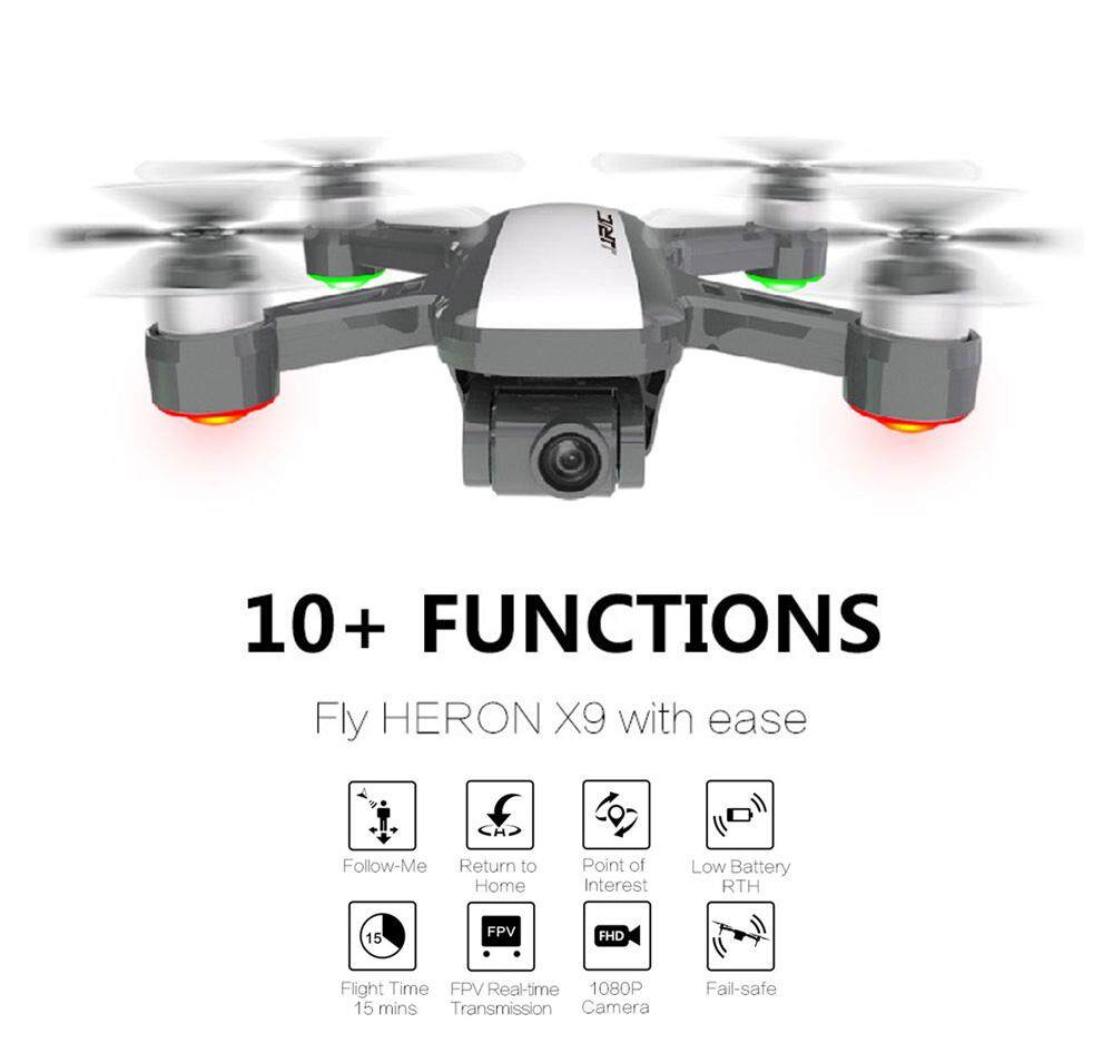 JJRC X9 5G WiFi FPV RC Drone 1080P Camera GPS Optical Flow Positioning Altitude Hold Follow Tap to Fly Quadcopter