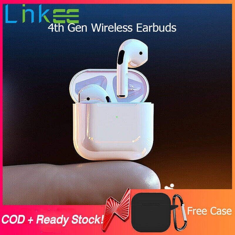 Tai nghe bluetooth TWS Tai nghe không dây âm thanh nổi Bass Heaset Pro 4 5S điều khiển bằng cảm ứng Tai nghe nhét tai thể thao