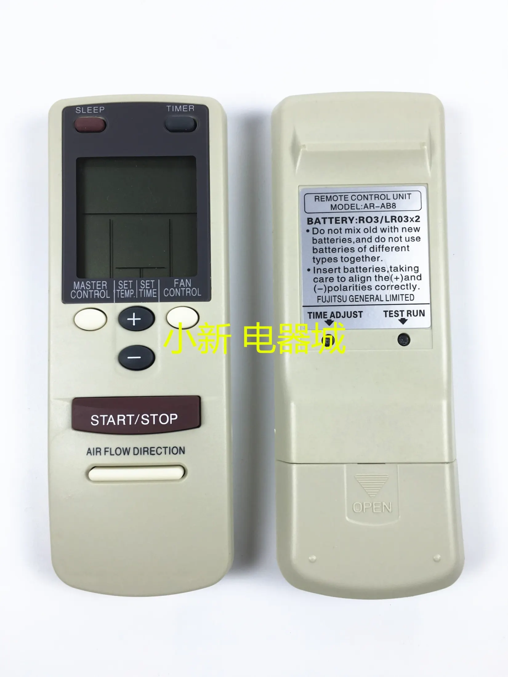 Brand New Original Best Selling High Quality Fujitsu English Treasures Ar Ab8 Air Conditioning Remote Control Lazada Singapore