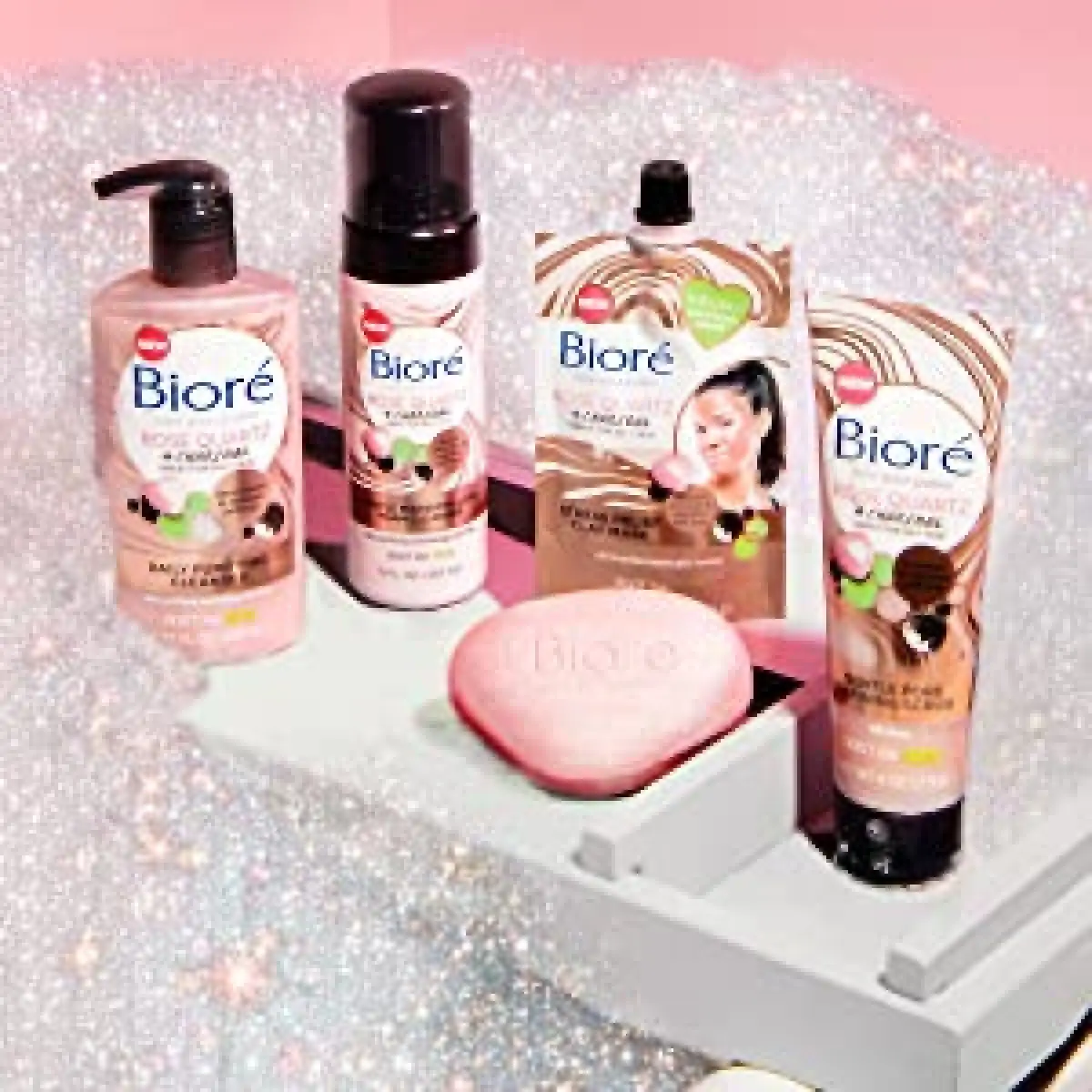 biore rose quartz cleanser 200ml