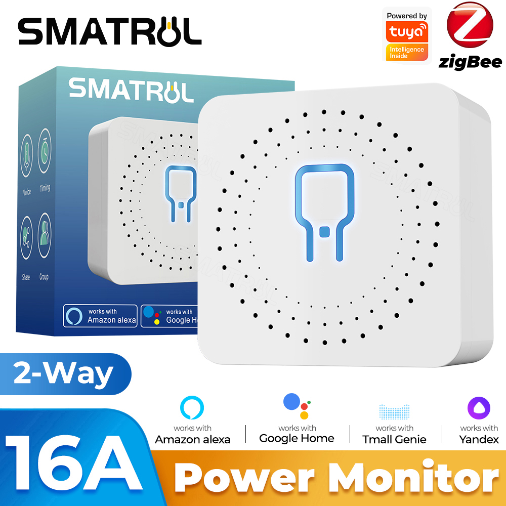 Smatrul tuya zigbee đèn công tắc thông minh wifi mô-đun tự động hóa mini 10a 16a tự làm ngắt hỗ trợ điều khiển 2 chiều, cho alexa,google home