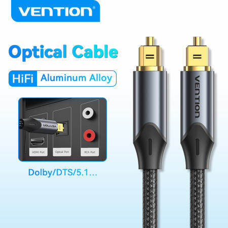 Vention Fiber Optical Audio Cable for Xbox, Blu-ray, Soundbar