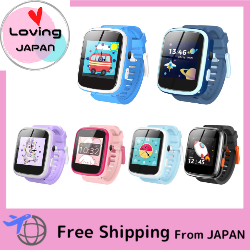 AGPTEK Japanese Official Product Kids Watch Smart Watch Cyan Dark Blue Purple Pink Light Blue Black Directly Shipped from Japan ราคา 3,455 บาท*ส่งฟรี