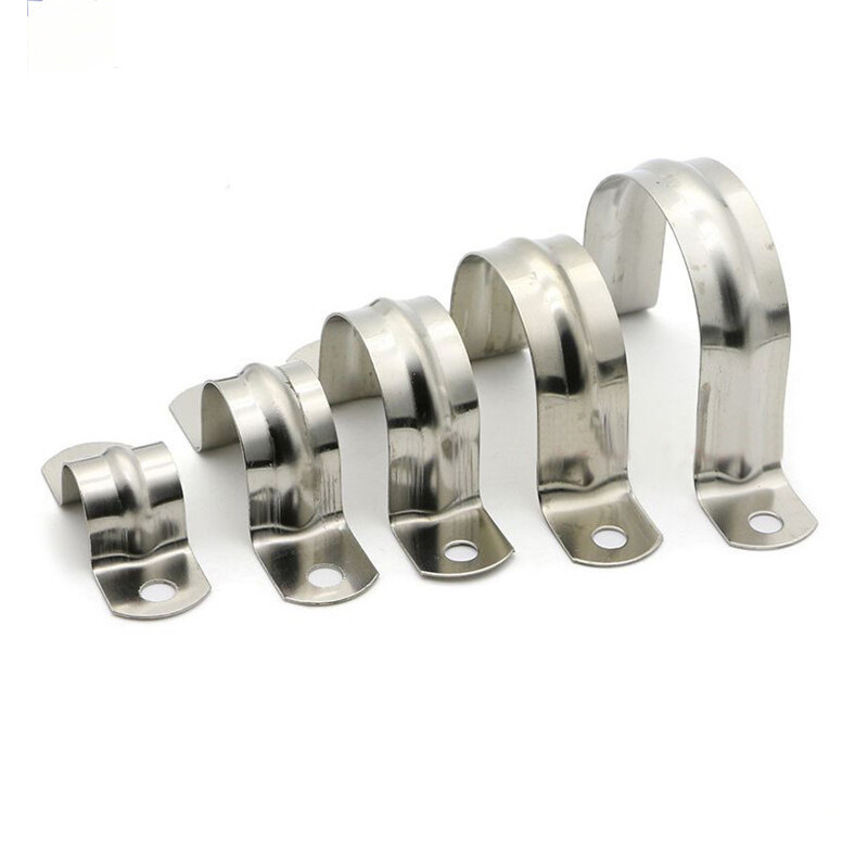 304 thép không gỉ 5mm-100mm cưỡi clip kẹp ống yên kẹp ống ống nước Clip khung