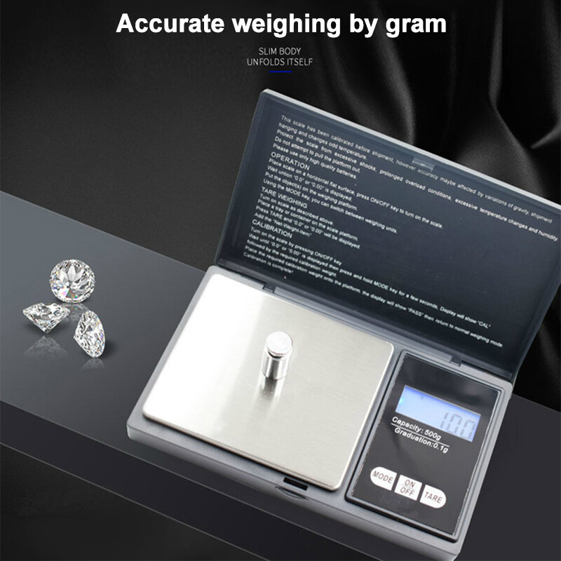 Cân bỏ túi cân kỹ thuật số độ chính xác cao 0.001g cân vàng trang sức cân gram lcd cân điện tử mini