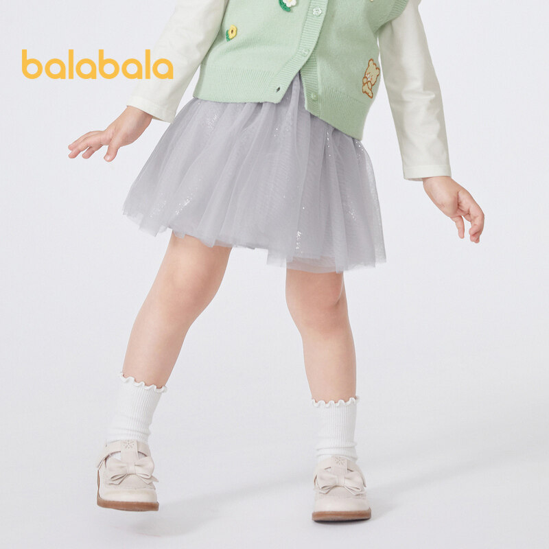 balabala Children'S Skirt For Girls Fluffy And Sweet Net Yarn Design Perfect For Autumn Clothes Adding Cuteness Little Ones' Outfits ราคา 450 บาท*ส่งฟรี