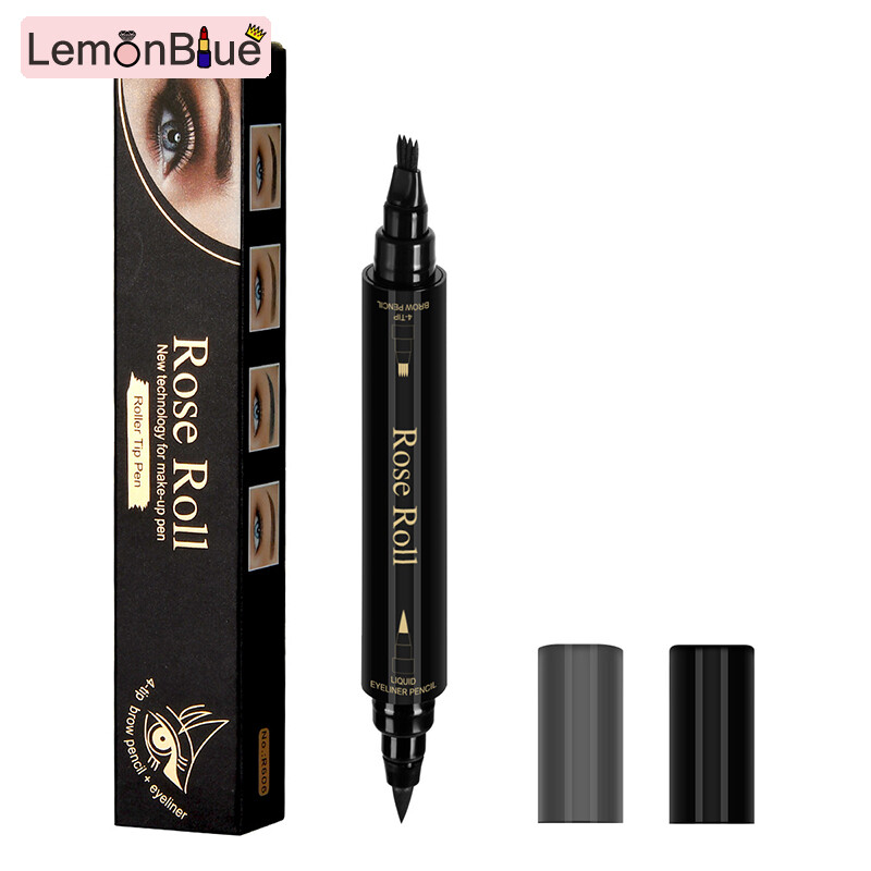 Gambar Eyebrow Pen Eye Makeup Microbladings Tattoo 4 Head Durable Long Lasting for Eyebrow Pen Women Lady Girl Girlfriends Durable Long Lasting Eye Makeup Microblading Tattoo 4 Head