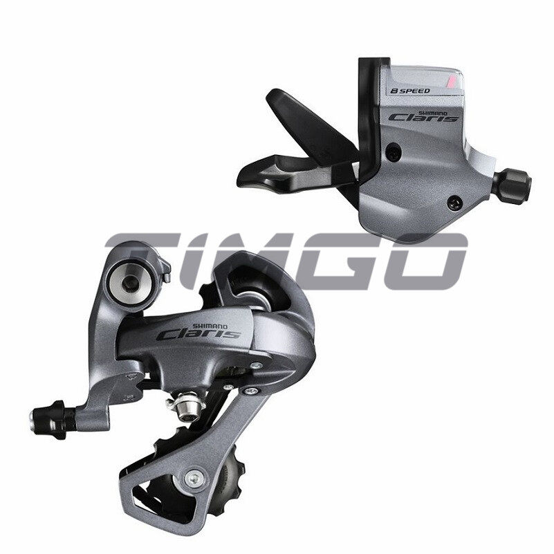 Shimano Claris 2400 Groupset Cùi Đề Sau 8 Tốc Độ RD-2400 Cần Số Trung Bình SL-2400 Bên Phải