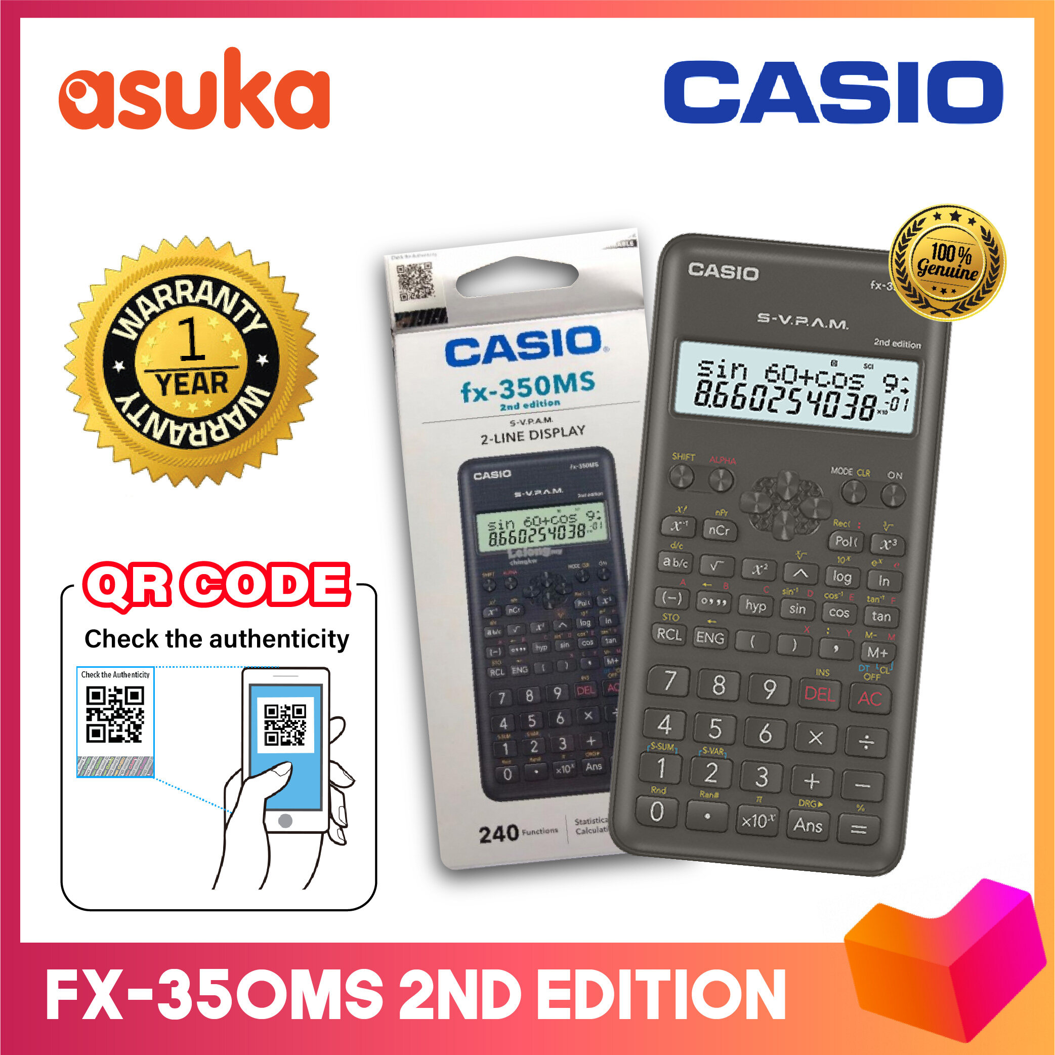 Casio Calculator 2nd Edition 2025