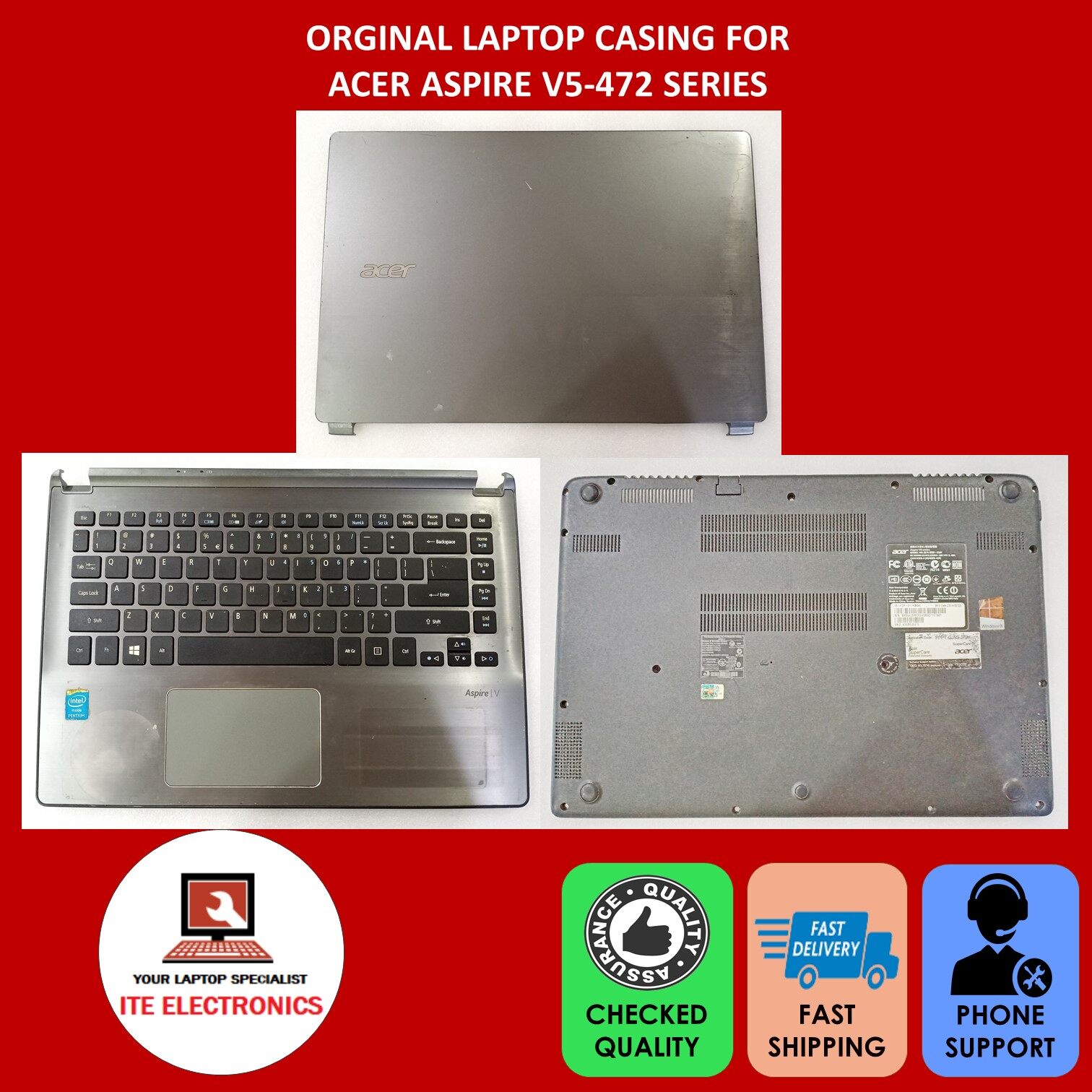 Casing acer v5 best sale