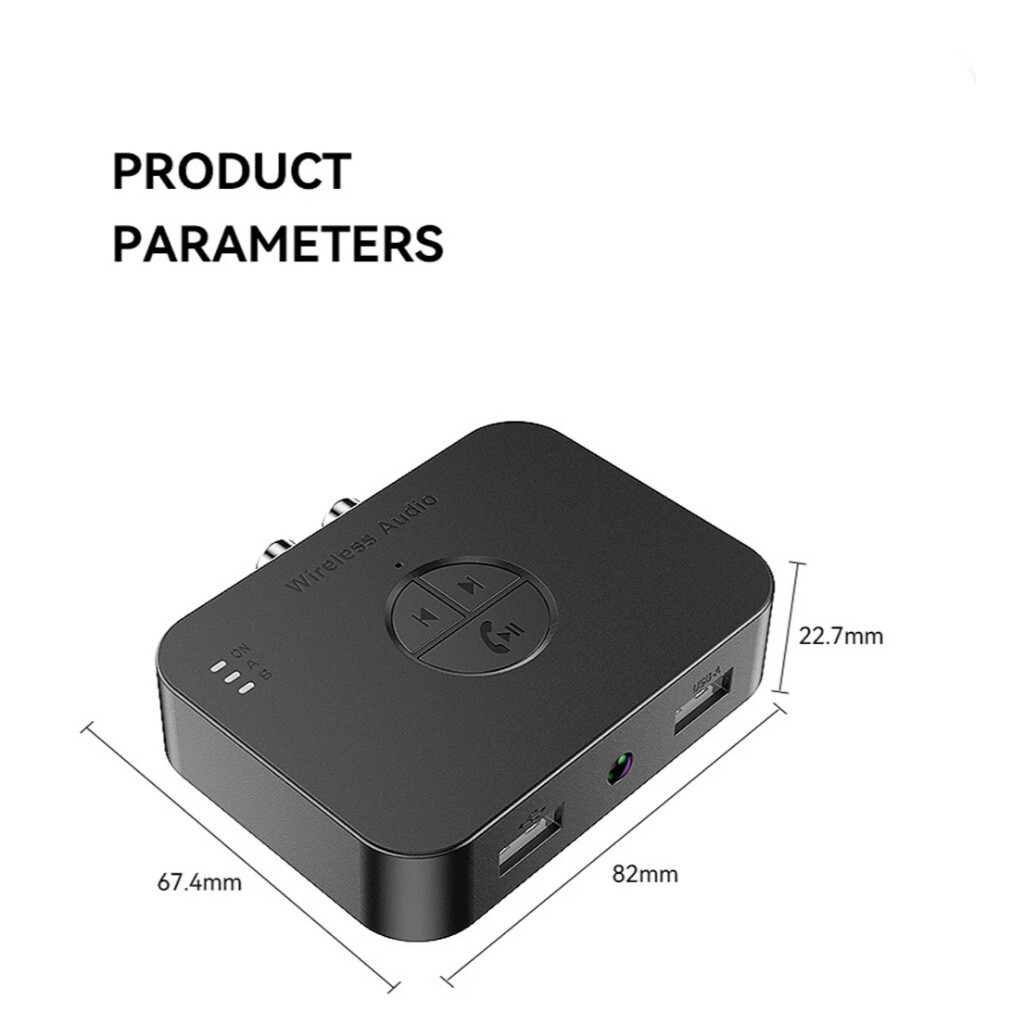 Hlinkey Bluetooth 6 thiết bị thu nhận âm thanh 3.5Mm AUX RCA Stereo nhạc lossless Bộ chuyển đổi khôn