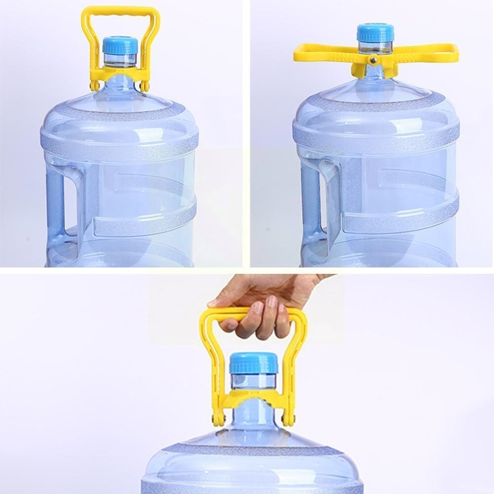 Gambar Double Pail Bucket Plastic Bottled Water Handle Energy Thicker Pail Lifting Bucket Saving Double B2f1
