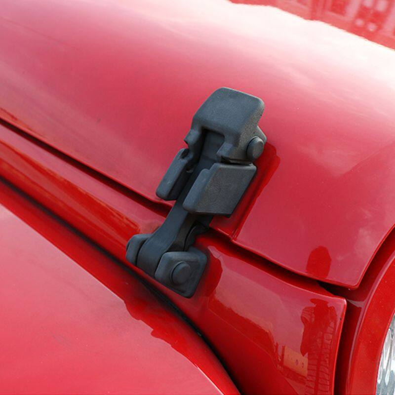 Hot Sale] Hood Latch Rubber Catch Release Kit Left and Right Both Side Hood  Lock Catches for Jeep Wrangler TJ 1997-2006 Replace OE# 55176636AD,  68038118AA, 42422 | Lazada PH
